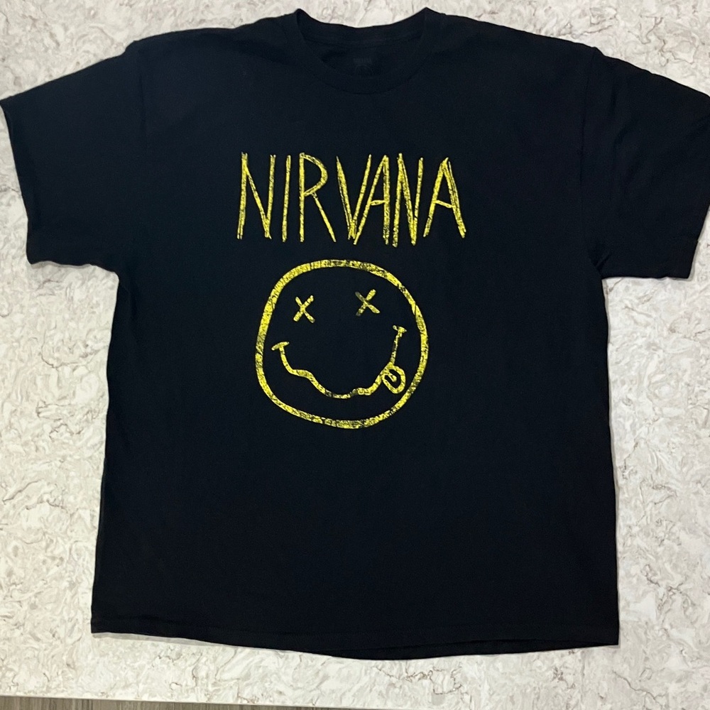 NIRVANA Black and Yellow Men’s XL, NWOT